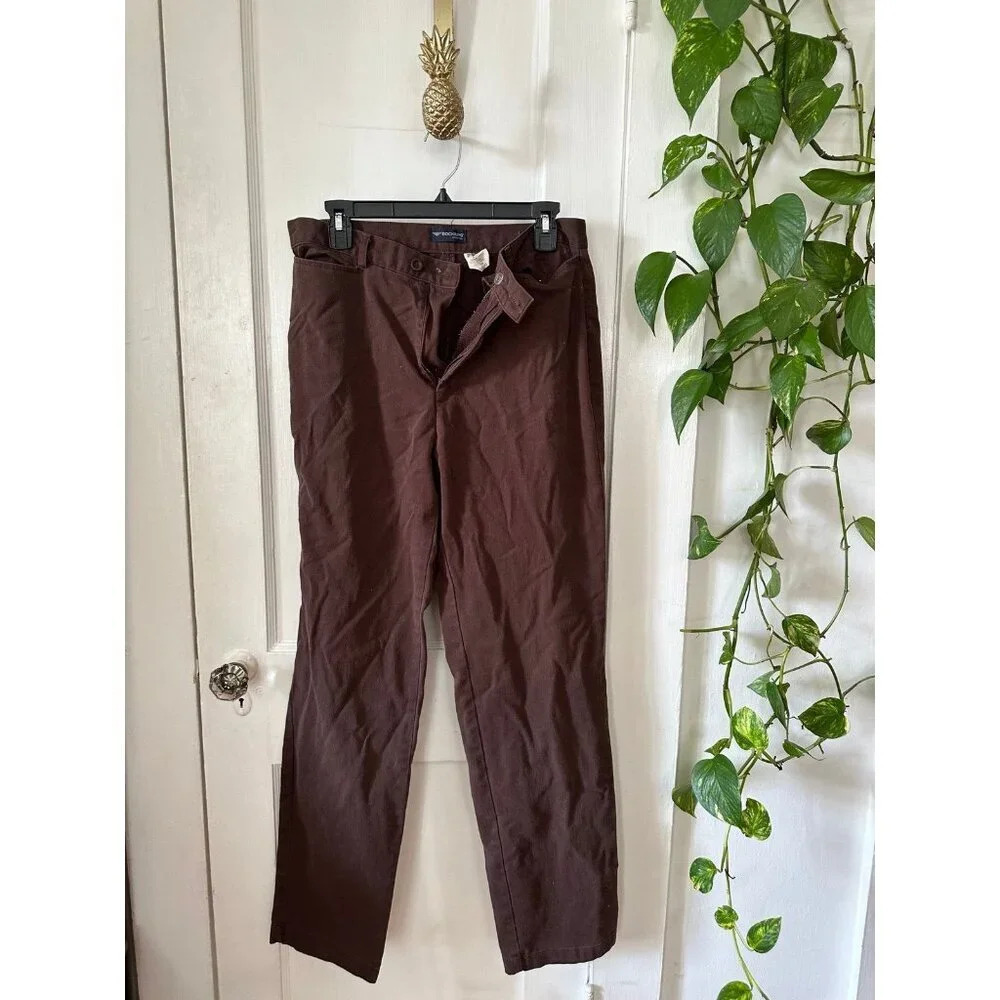 Dockers Stretch women’s size 14 long brown pants